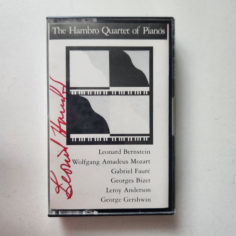 The Hambro Quartet Of Pianos Leonard Bernstein Mozart Fauré Bizet Anderson Gersh
